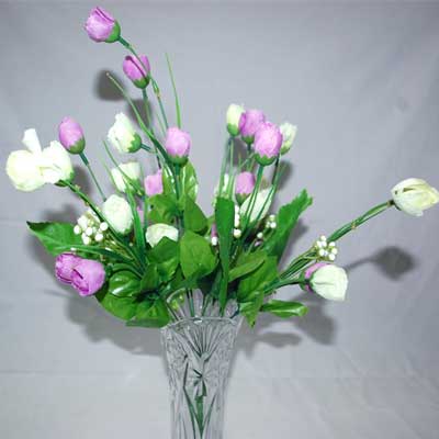 "Artificial Flowers with Vase - 116-code 006 - Click here to View more details about this Product